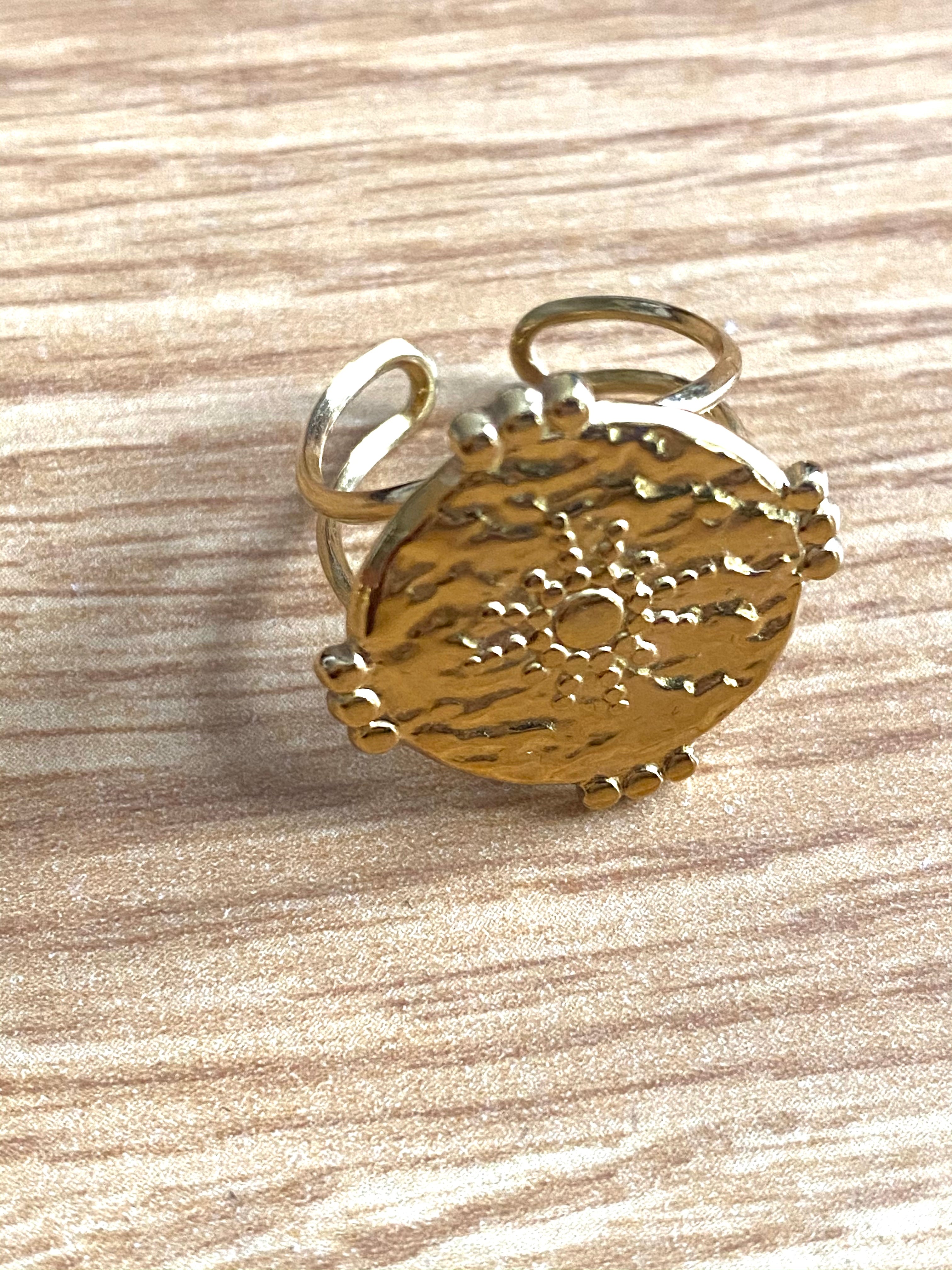 Bague « Ethnika »Couleur Or | Bijoux d'exception | Paris