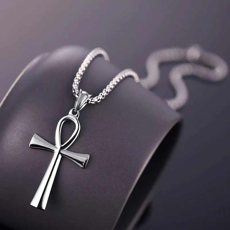 Collier « Big Ankh » Couleur argent | Bijoux d'exception | Paris