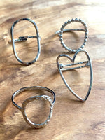 Bague « Queen Circle »Couleur Argent | Bijoux d'exception | Paris