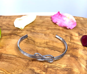 Bracelet Femme " Infinity  " Couleur Argent | Bijoux d'exception | Paris