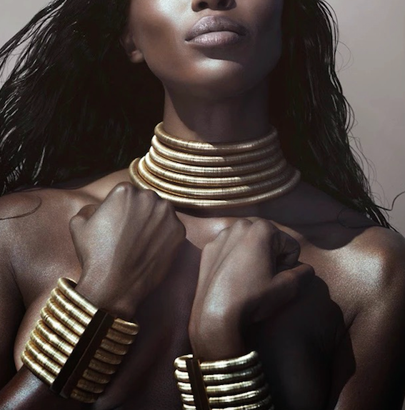 Parure " African Queen " Or | Bijoux d'exception | Paris