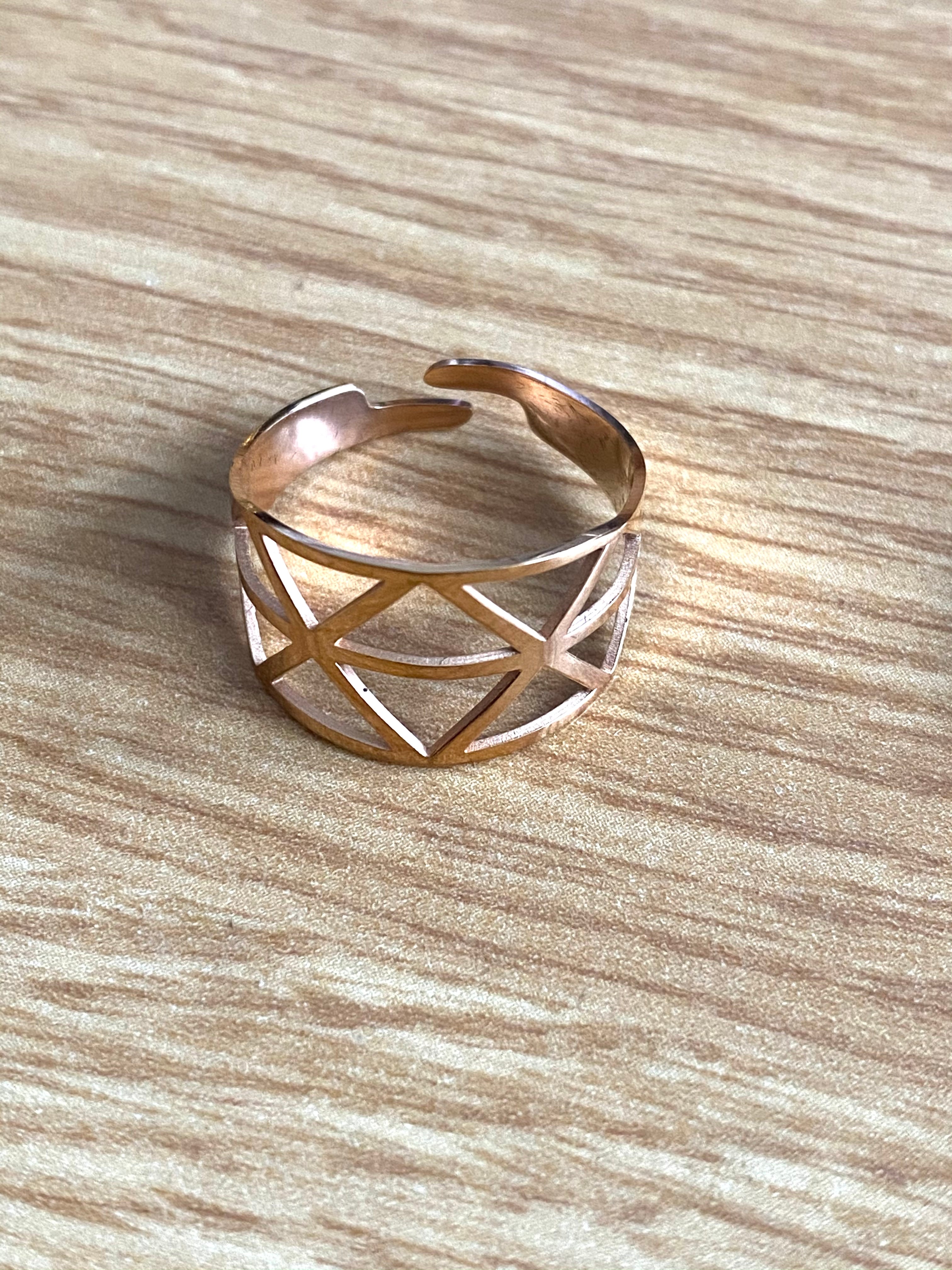 Bague « Ethnika »Couleur Or | Bijoux d'exception | Paris