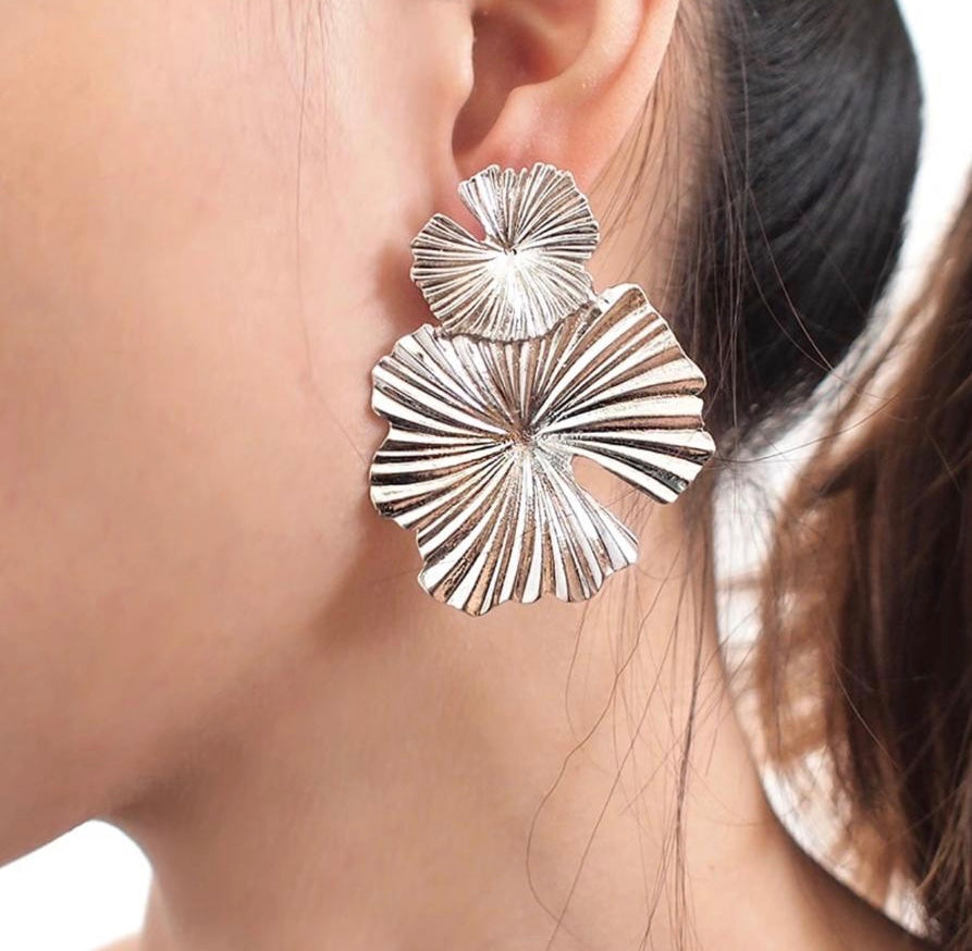 Boucles D’oreilles « Flowers » Argent | Bijoux d'exception | Paris