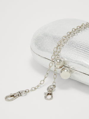 Sac / Pochette « Queen Sofia » Couleur Argent | Bijoux d'exception | Paris