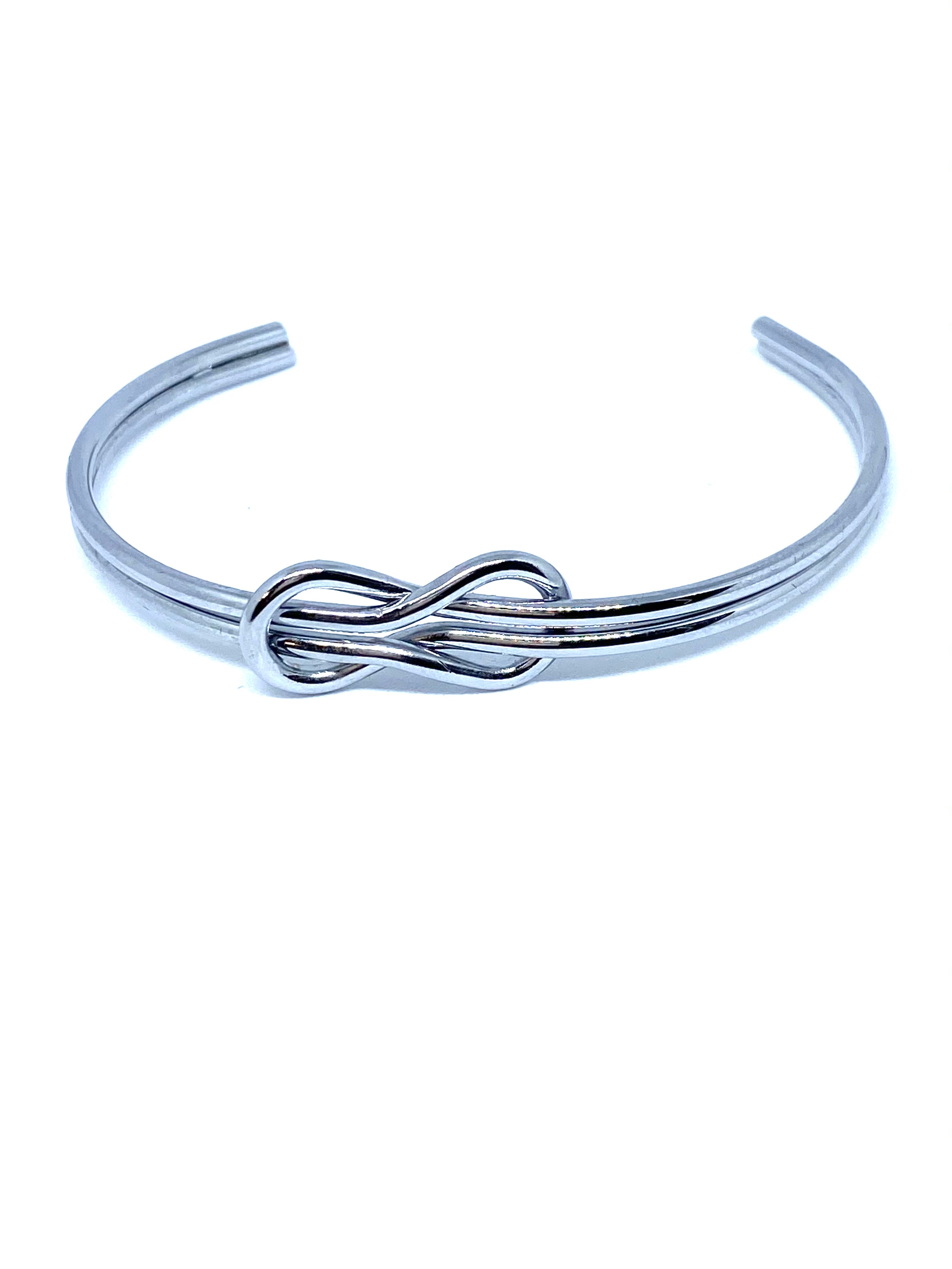 Bracelet Femme " Infinity  " Couleur Argent | Bijoux d'exception | Paris