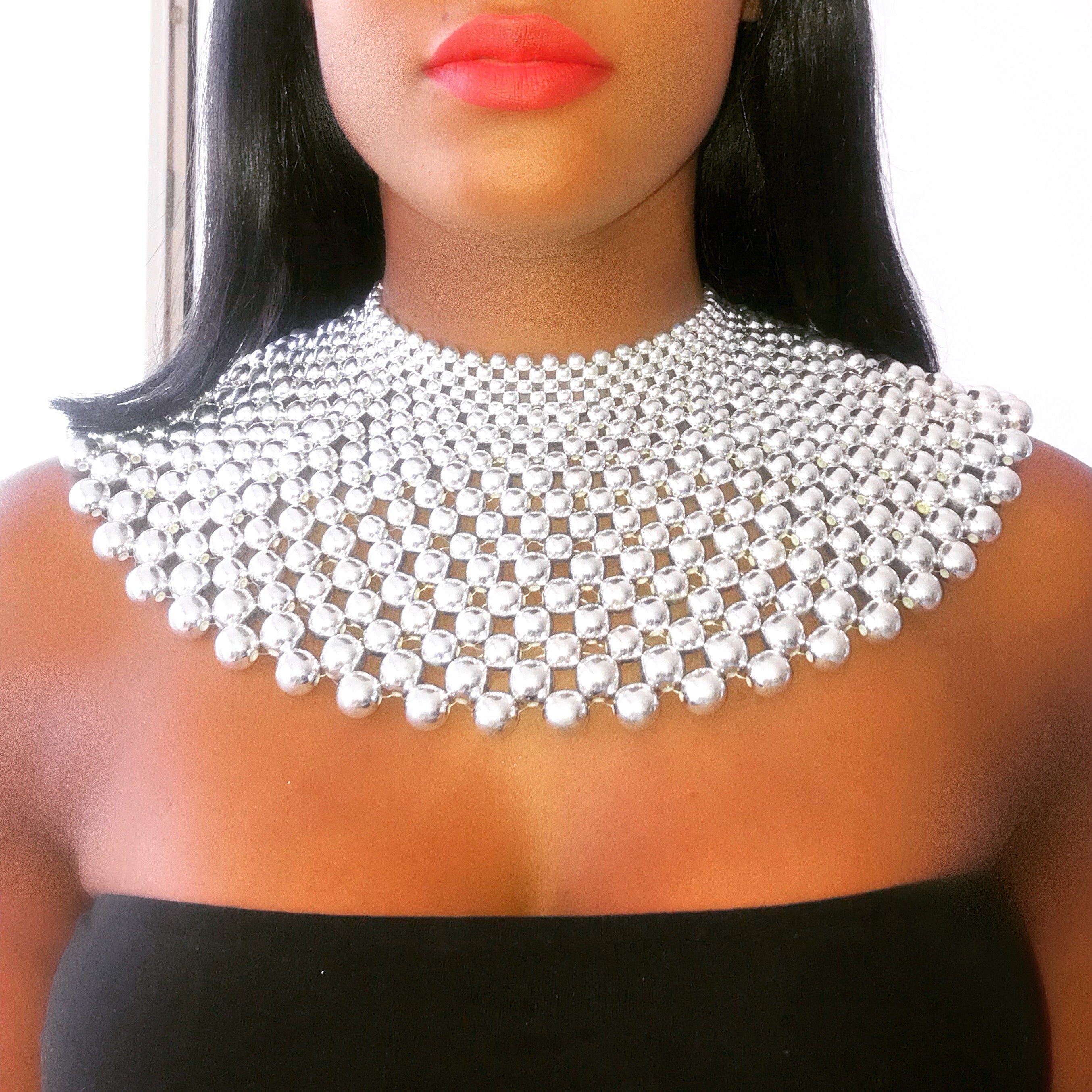 Collier "Perles d'Afrique" Argent | Bijoux d'exception | Paris