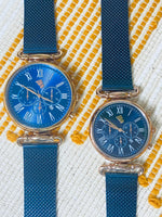 Montre/Watch Femme "Ayé" Blue | Bijoux d'exception | Paris