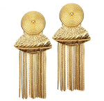 Boucles d’oreilles « Queen WaterFalls » Couleur Or | Bijoux d'exception | Paris